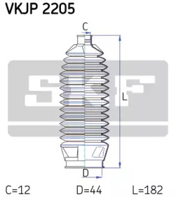 Рулевое управления SKF для HONDA CIVIC VIII Hatchback (FN, FK) 2.2 CTDi (FK3)